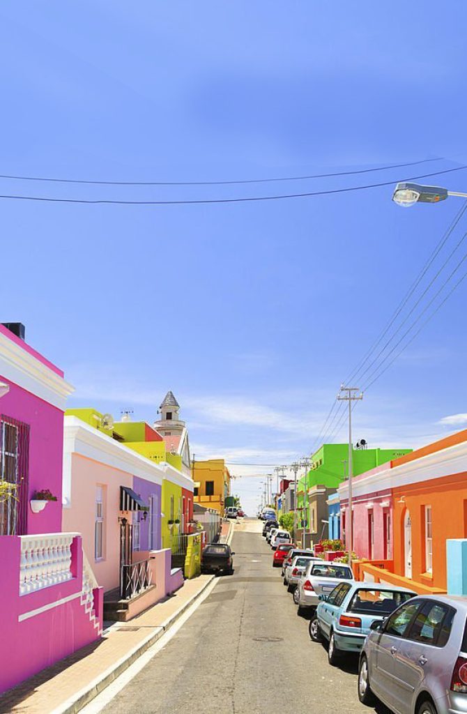 Colorful Bo-Kaap also known as Malay Quarter, Cape Town, South Africa